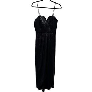 Alexa B Nites Black Sequin Dress size 10